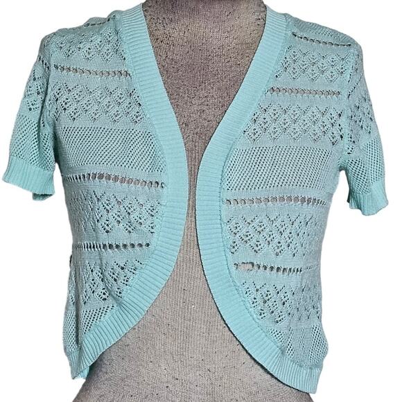 Lightweight Open Knit Cardigan Sweater Size Medium - Picture 1 of 4